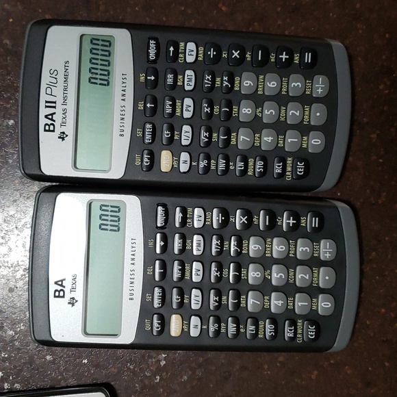 Texas Instrument Calculators BA II Plus Business Analyst Financial. X2. - Picture 6 of 6
